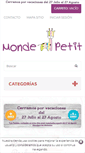 Mobile Screenshot of mondepetit.com